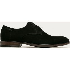 Vagabond - Półbuty skórzane. Czarne buty wizytowe męskie Vagabond, ze skóry, eleganckie, z okrągłym noskiem. Za 549,90 zł.
