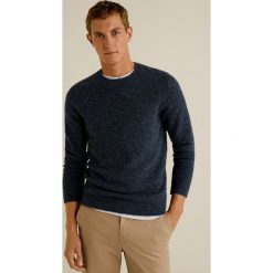 Mango Man - Sweter Bulky. Brązowe bez kategorii marki Mango Man, s, z elastanu, z okrągłym kołnierzem. Za 199,90 zł.