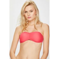 Pieces - Biustonosz kąpielowy. Różowe stroje kąpielowe damskie marki Pieces, s, bez wzorów, z elastanu. W wyprzedaży za 29,90 zł.