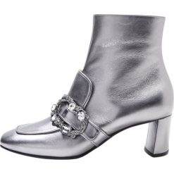 Botki damskie lity: Casadei FLASH Botki zinco