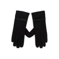 ACCCESSORIES 1W6-003-AW19. Czarne rękawiczki damskie ACCCESSORIES, bez wzorów, z bawełny. Za 29,99 zł.