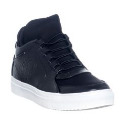 Sneakersy w kolorze czarnym. Czarne trampki i tenisówki damskie Rocco Barocco & Gai Mattiolo. W wyprzedaży za 189,95 zł.
