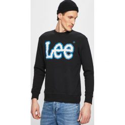 Lee - Bluza. Czarne bluzy męskie marki Lee, s, z nadrukiem, z bawełny, z okrągłym kołnierzem, bez rękawów, bez kaptura. Za 239,90 zł.