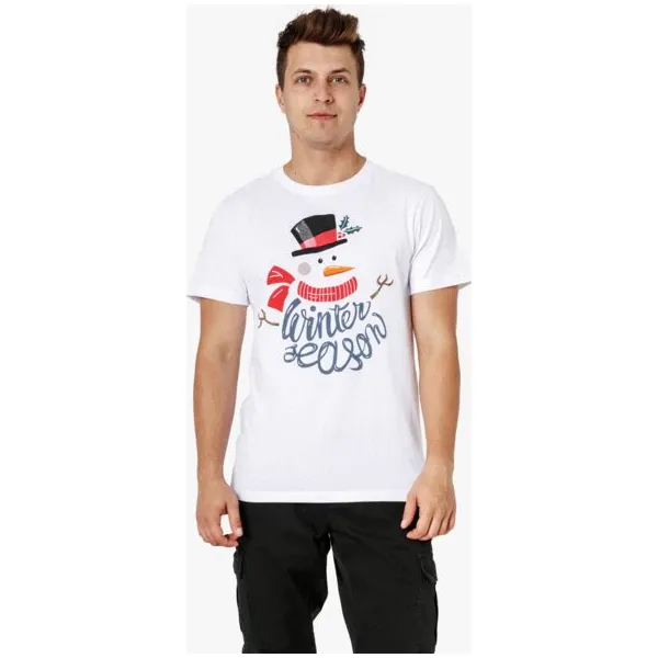 Feewear Koszulka Ss Snowflake , , rozmiar M. Koszulki męskie Feewear, na zimę, m, z nadrukiem, z bawełny, klasyczne, z klasycznym kołnierzykiem, bez rękawów. W wyprzedaży za 47,99 zł.