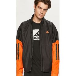 Adidas Performance - Kurtka. Czarne płaszcze męskie adidas Performance, s, bez wzorów, z poliesteru, krótkie, bez kaptura. Za 379,90 zł.