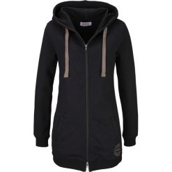 Bluzy damskie: Długa bluza rozpinana bonprix czarny
