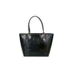 Torby shopper Guess KAMRYN TOTE. Czarne shopper bag damskie Guess, z aplikacjami. Za 599,00 zł.