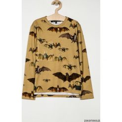 Bluzka musztardowe NIETOPERZE. T-shirty chłopięce Pakamera, bez wzorów, z dzianiny, z długim rękawem. Za 99,00 zł.