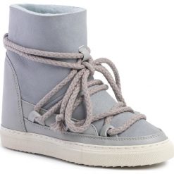 Śniegowce INUIKII - Sneaker Classic 70203-5-W Light Grey. Szare kozaki damskie Inuikii, na zimę, ze skóry, bez obcasa, bez zapięcia. W wyprzedaży za 799,00 zł.