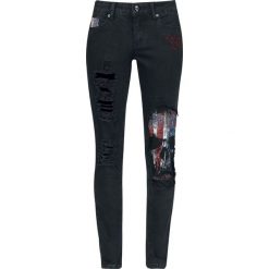 Rock Rebel by EMP Skarlett Jeansy damskie czarny. Czarne jeansy damskie marki Rock Rebel by EMP. Za 244,90 zł.