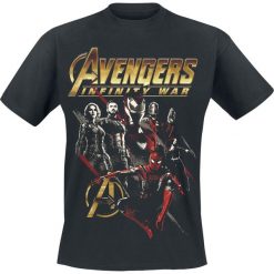T-shirty męskie: Avengers Infinity War – Red Squad T-Shirt czarny