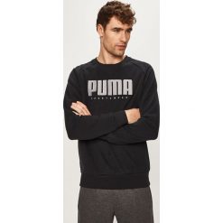Puma - Bluza. Czarne bluzy męskie Puma, xl, z aplikacjami, z elastanu, z okrągłym kołnierzem, bez rękawów, bez kaptura. W wyprzedaży za 159,90 zł.