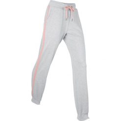 Spodnie sportowe, długie bonprix naturalny melanż. Białe spodnie sportowe damskie bonprix. Za 59,99 zł.