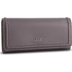 Duży Portfel Damski LIU JO - Xl Bifold A19166 E0086 Piombo 80403. Szare portfele damskie marki Liu Jo, bez wzorów, ze skóry ekologicznej. Za 299,00 zł.