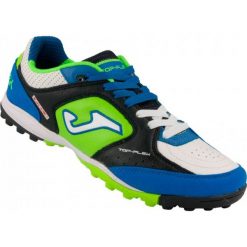Buty piłkarskie Joma Top Flex Tf M TOPS.705.TF. Niebieskie buty sportowe męskie Joma, na lato, ze skóry, bez zapięcia, do piłki nożnej. W wyprzedaży za 239,00 zł.