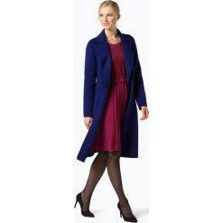 Marc Cain Collections - Płaszcz damski, niebieski. Niebieskie płaszcze damskie marki Marc Cain Collections, bez wzorów, z wełny, klasyczne. Za 999,95 zł.