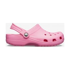 Crocs Classic Crocs Różowy. Różowe klapki męskie Crocs, w paski, z materiału. Za 188,95 zł.
