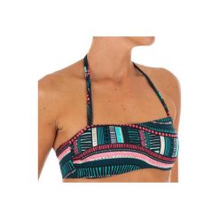 Góra kostiumu kąpielowego LAURA VILA damska. Zielone t-shirty damskie marki OLAIAN, bez wzorów, z elastanu, bez rękawów. Za 49,99 zł.