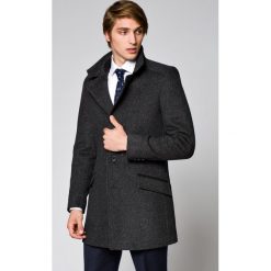 Płaszcz Szary Andro 2. Szare płaszcze męskie LANCERTO, na zimę, m, bez wzorów, z bawełny, eleganckie, bez kaptura. Za 899,90 zł.