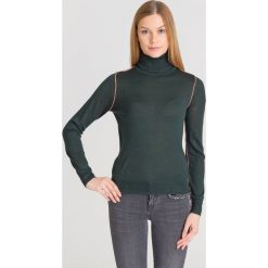 SWETER ARMANI EXCHANGE. Różowe swetry damskie Armani Exchange, s, bez wzorów, z wełny, bez rękawów, bez kaptura. Za 209,50 zł.
