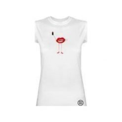 Tshirt USTA. Białe t-shirty damskie marki Dzadzu by olga wawrzyniak, m. Za 63,20 zł.