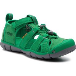 Sandały KEEN - Seacamp II Cnx 1020700 Jelly Bean. Zielone sandały chłopięce Keen, z tworzywa sztucznego, bez zapięcia. W wyprzedaży za 179,00 zł.