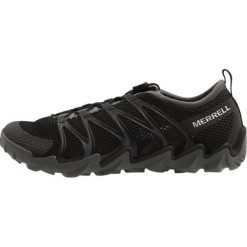 Merrell TETREX Obuwie do sportów wodnych black. Czarne klapki męskie Merrell, bez wzorów, z tworzywa sztucznego. W wyprzedaży za 381,75 zł.