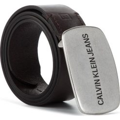 Pasek Męski CALVIN KLEIN JEANS - J 4 Cm Dallas Belt K50K504687 901. Pomarańczowe paski męskie Calvin Klein Jeans, w paski, z jeansu. Za 299,00 zł.