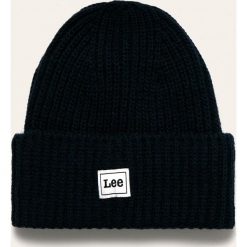 Lee - Czapka. Niebieskie czapki męskie Lee, bez wzorów, z wiskozy. W wyprzedaży za 79,90 zł.