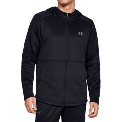 UNDER ARMOUR MK-1 WARM-UP FULL-ZIP HOODIE > 1345259-001. Bluzy męskie Under Armour, xl, bez wzorów, street, bez kołnierzyka, bez rękawów, długie, bez kaptura. Za 269,99 zł.