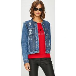 Vero Moda - Kurtka. Niebieskie kurtki damskie marki Vero Moda, s, z bawełny. W wyprzedaży za 129,90 zł.