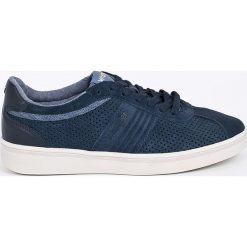 Wrangler - Buty Micky City. Niebieskie buty sportowe męskie Wrangler, ze skóry, na sznurówki. W wyprzedaży za 199,90 zł.