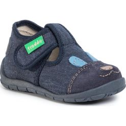 Kapcie FRODDO - G1700245-1 M Dark Blue. Niebieskie sandały chłopięce Froddo, ze skóry. Za 139,00 zł.