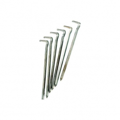 Stalowe szpilki 16 cm (x6). Szare szpilki CAO CAMPING. Za 19,99 zł.