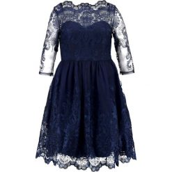 Sukienki hiszpanki: Chi Chi London Curvy GISELLE Sukienka koktajlowa navy