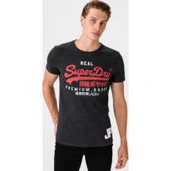 SuperDry Duo Koszulka Czarny. Czarne koszulki męskie Superdry, l, z haftami, z bawełny, bez kołnierzyka, z krótkim rękawem, krótkie. Za 157,95 zł.
