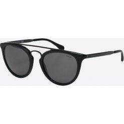 Polo Ralph Lauren - Okulary. Czarne okulary przeciwsłoneczne damskie marki Polo Ralph Lauren, okrągłe. W wyprzedaży za 479,90 zł.