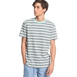 Quiksilver Jacquard Destin Koszulka Zielony. Zielone podkoszulki męskie Quiksilver, s, w paski, z bawełny, z krótkim rękawem. Za 157,95 zł.