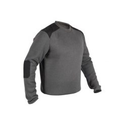 Sweter myśliwski 300. Szare swetry klasyczne męskie marki Reserved, l, w paski, z klasycznym kołnierzykiem. Za 69,99 zł.