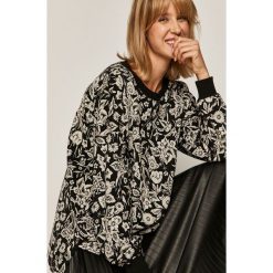 Medicine - Bluza Basic. Czarne bluzy damskie MEDICINE, s, bez wzorów, z bawełny, z długim rękawem, długie, bez kaptura. Za 119,90 zł.