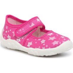 Kapcie SUPERFIT - 6-00283-55 M Rosa. Różowe sandały dziewczęce Superfit, z tworzywa sztucznego, bez zapięcia. Za 89,00 zł.