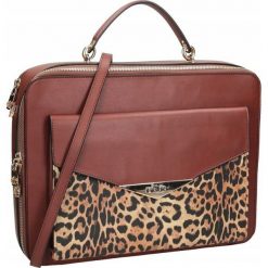 Duża damska aktówka panterka skóra eko nobo. Aktówki damskie Nobo, bez wzorów, ze skóry ekologicznej, eleganckie, duże, bez dodatków. Za 315,90 zł.