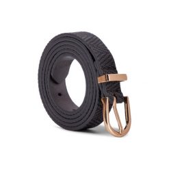 ACCCESSORIES 1W2-001-SS19. Czarne paski damskie ACCCESSORIES, w paski, ze skóry ekologicznej. Za 19,99 zł.