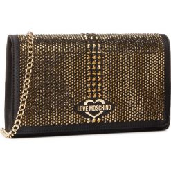 Torebka LOVE MOSCHINO - JC4290PP0AKQ0000 Nero. Czarne torebki klasyczne damskie Love Moschino, bez wzorów, z materiału, klasyczne, na ramię, bez dodatków. Za 689,00 zł.