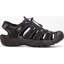 Sandały trekkingowe Lico bonprix czarny. Czarne buty trekkingowe damskie bonprix, bez wzorów, bez obcasa, na sznurówki. Za 149,99 zł.