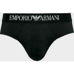 Emporio Armani - Slipy. Niebieskie slipy męskie s, z elastanu. W wyprzedaży za 89,90 zł.