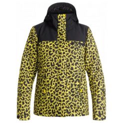 Kurtki sportowe damskie: Roxy Kurtka Snowboardowa Jetty Block J Hattie Stewart Zigzag Leopard S