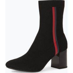Tommy Hilfiger - Damskie botki – Knitted Heeled Boot, czarny. Botki damskie TOMMY HILFIGER. Za 649,95 zł.