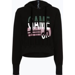 Marc Cain Sports - Damska bluza nierozpinana, czarny. Czarne bluzy sportowe damskie marki Marc Cain Sports, z nadrukiem. Za 699,95 zł.