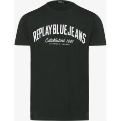 Replay - T-shirt męski, zielony. Zielone t-shirty męskie Replay, xxl, z nadrukiem, z bawełny, bez kołnierzyka. Za 99,95 zł.